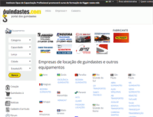 Tablet Screenshot of guindastes.com.br